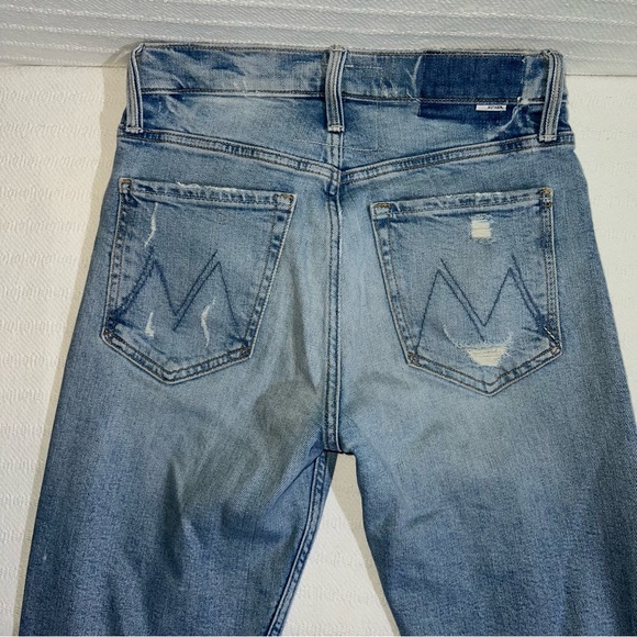 Mother Superior Women’s Jeans Size 26 The Tomcat Distressed Straight Leg Pant - Picture 7 of 15